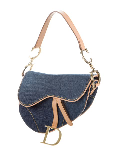 christian dior saddle bag denim|Dior saddle bag black monogram.